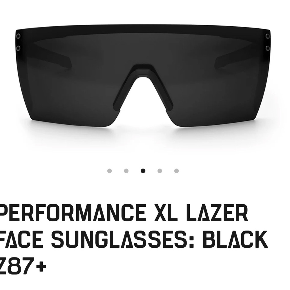 Heatwave Performance XL Lazer Face Sunglasses - Black